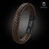 Lederarmband Herren Braun echtleder mit gravur uniqal